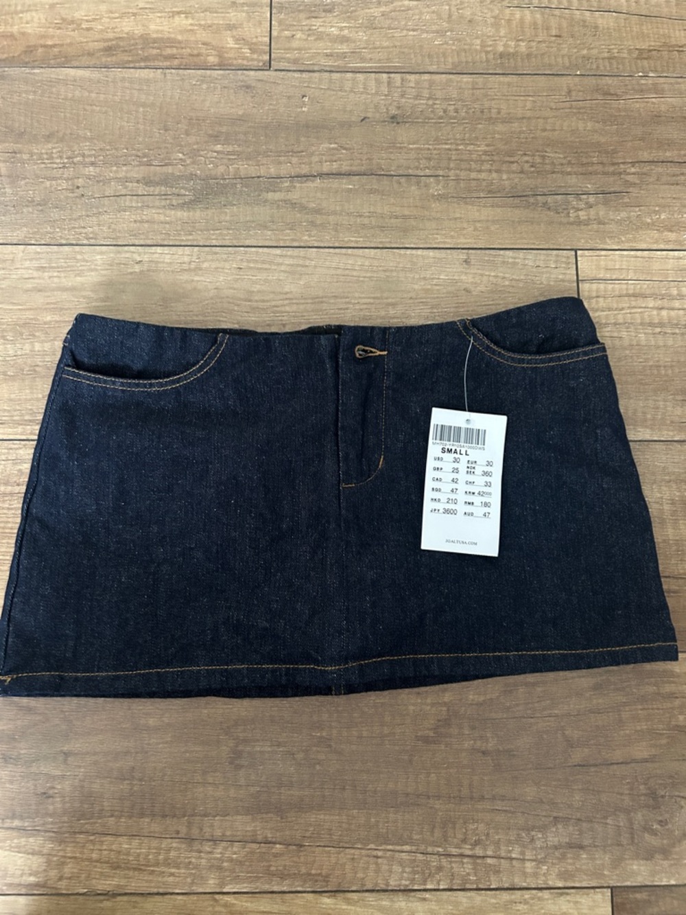 Brandy Melville Dark Blue Denim Mini Skirt. John Galt